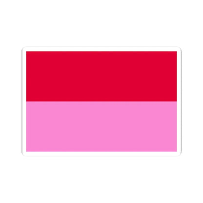 Gay Pride flag of Ukraine (Ukraine) STICKER Vinyl Kiss-Cut Decal 2 Inch White - The Sticker Space