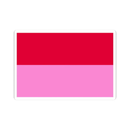 Gay Pride flag of Ukraine (Ukraine) STICKER Vinyl Kiss-Cut Decal 3 Inch White - The Sticker Space