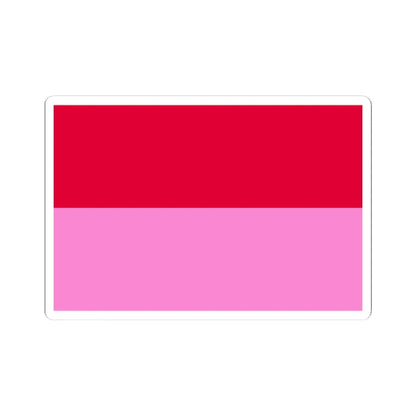 Gay Pride flag of Ukraine (Ukraine) STICKER Vinyl Kiss-Cut Decal 4 Inch White - The Sticker Space