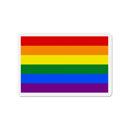 Gay Pride Flag - Refrigerator Magnet 2 Inch - The Sticker Space