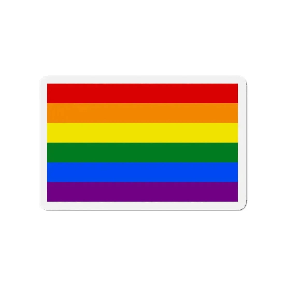 Gay Pride Flag - Refrigerator Magnet 3 Inch - The Sticker Space