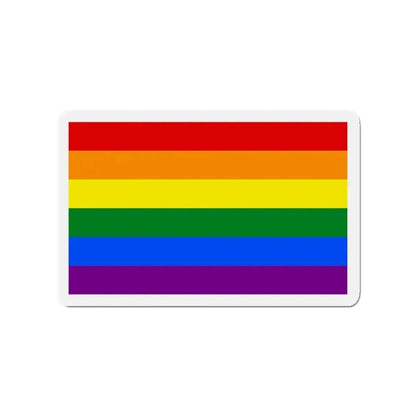 Gay Pride Flag - Refrigerator Magnet 3 Inch - The Sticker Space