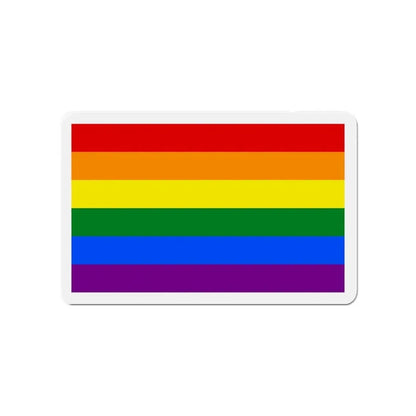 Gay Pride Flag - Refrigerator Magnet 4 Inch - The Sticker Space