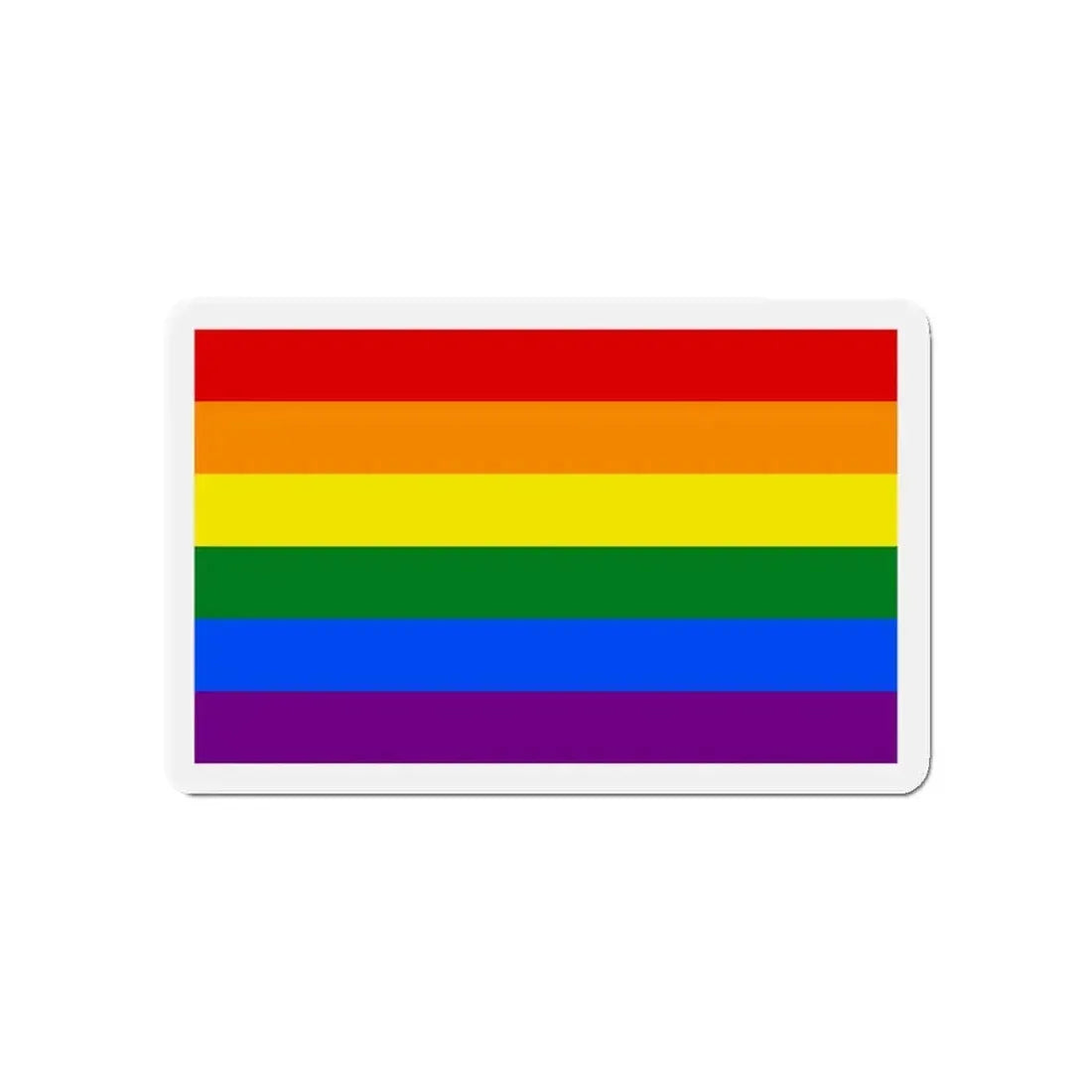 Gay Pride Flag - Refrigerator Magnet 5 Inch - The Sticker Space