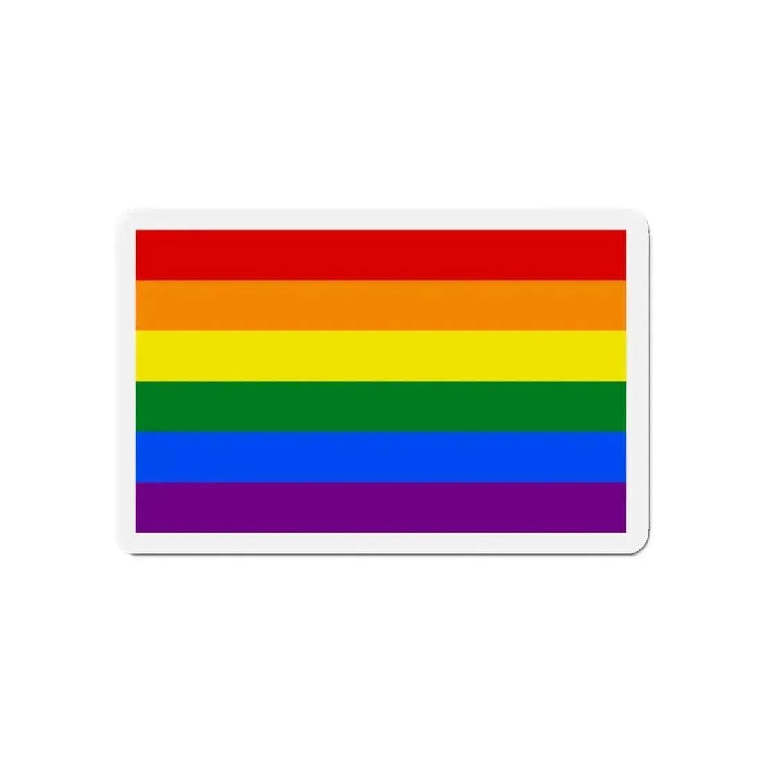 Gay Pride Flag - Refrigerator Magnet - The Sticker Space