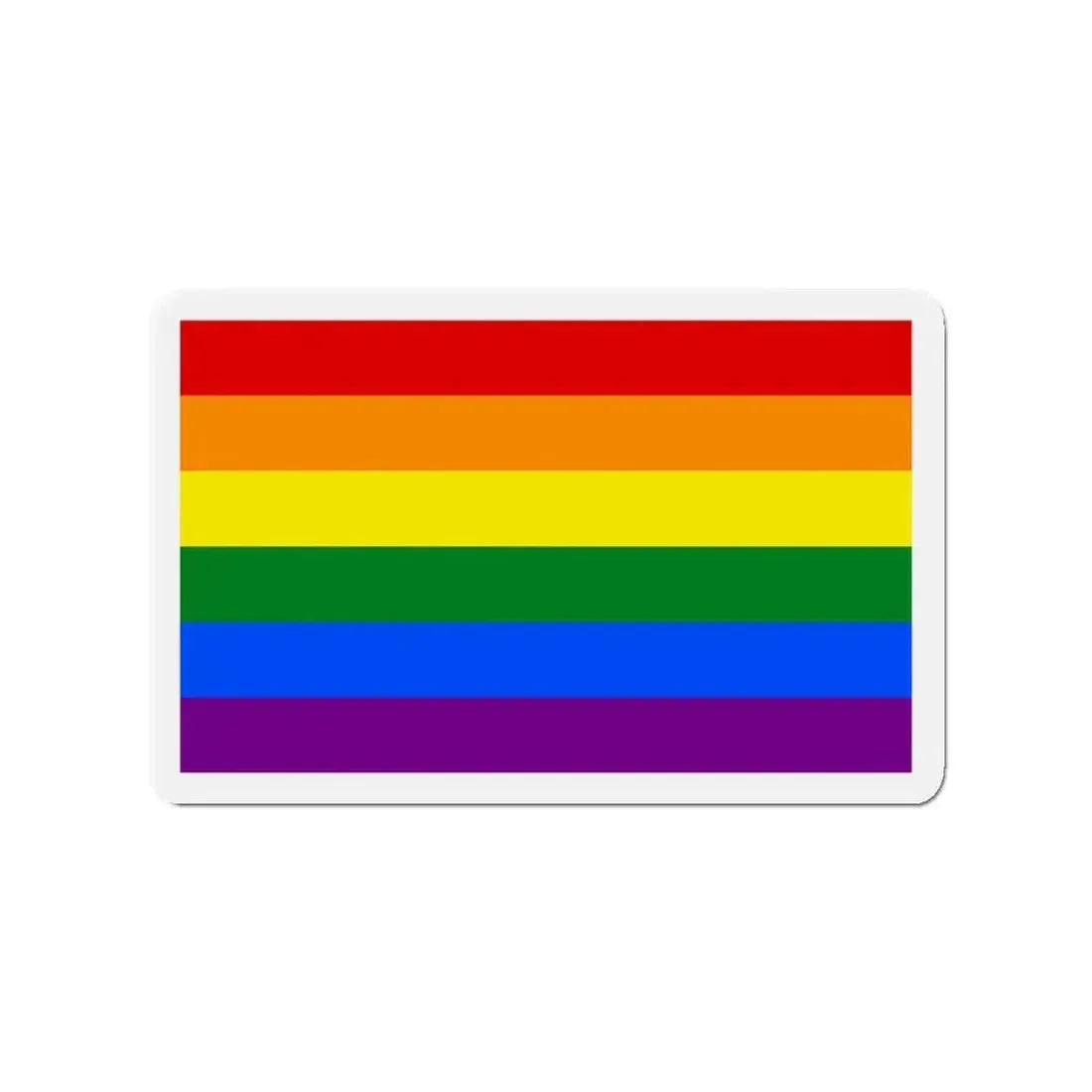 Gay Pride Flag - Refrigerator Magnet - The Sticker Space