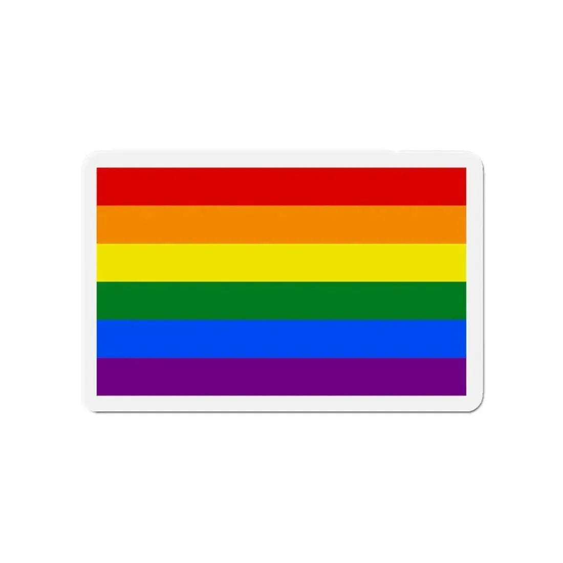 Gay Pride Flag - Refrigerator Magnet - The Sticker Space