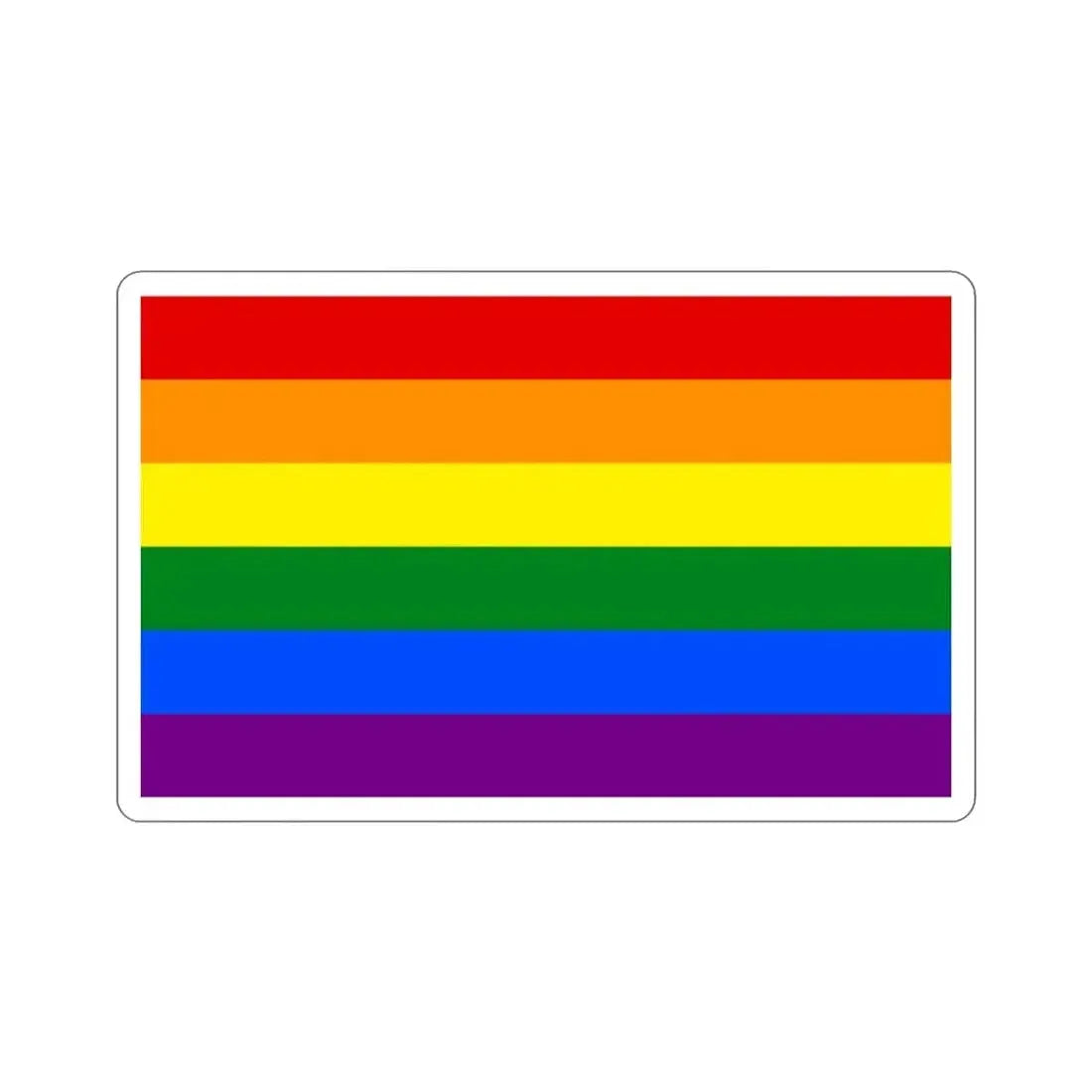 Gay Pride Flag STICKER Vinyl Die-Cut Decal - The Sticker Space