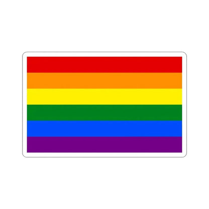 Gay Pride Flag STICKER Vinyl Die-Cut Decal - The Sticker Space