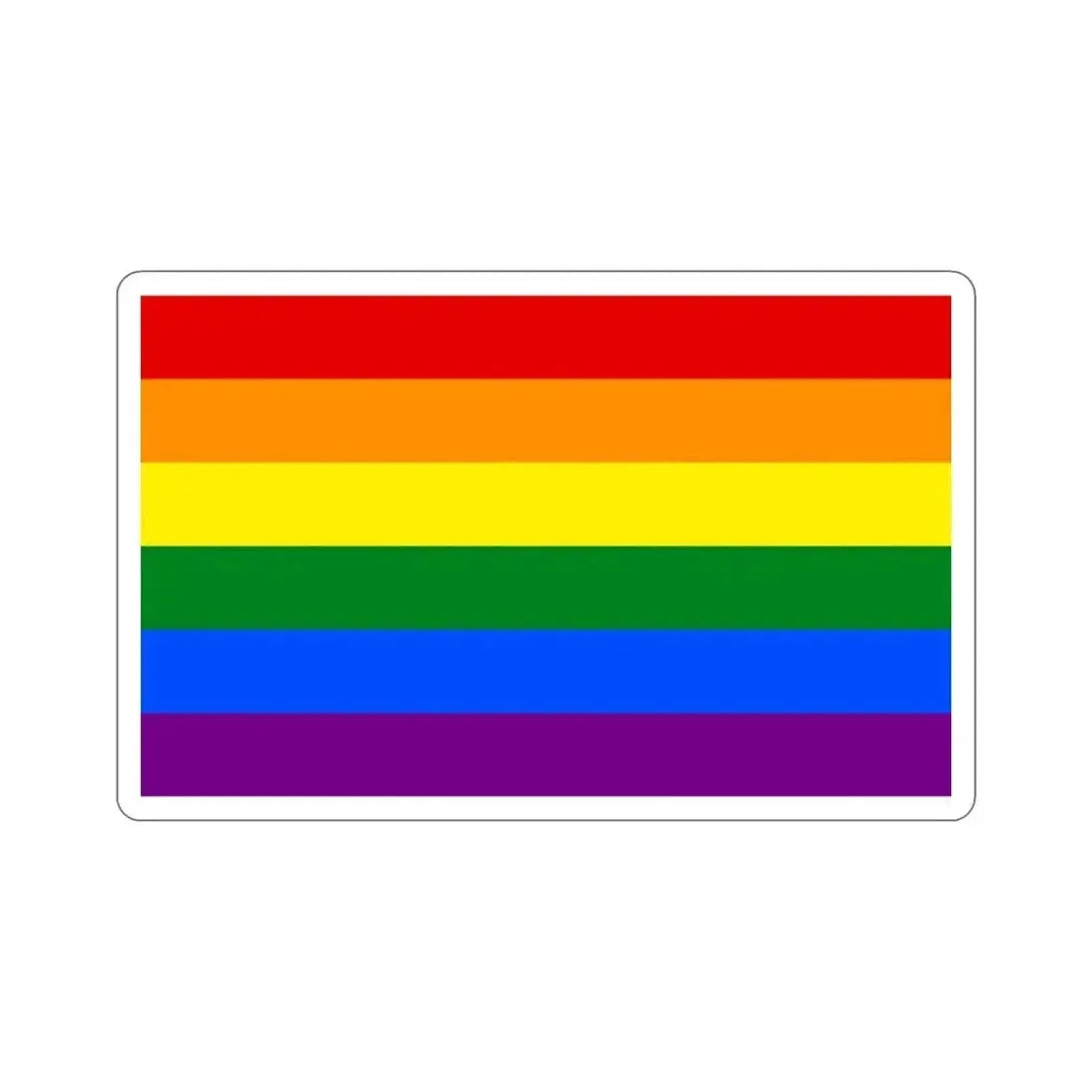 Gay Pride Flag STICKER Vinyl Die-Cut Decal - The Sticker Space