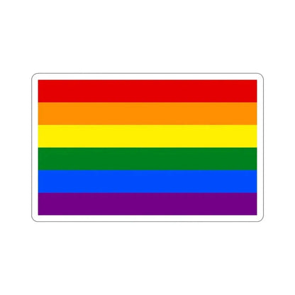 Gay Pride Flag STICKER Vinyl Die-Cut Decal - The Sticker Space