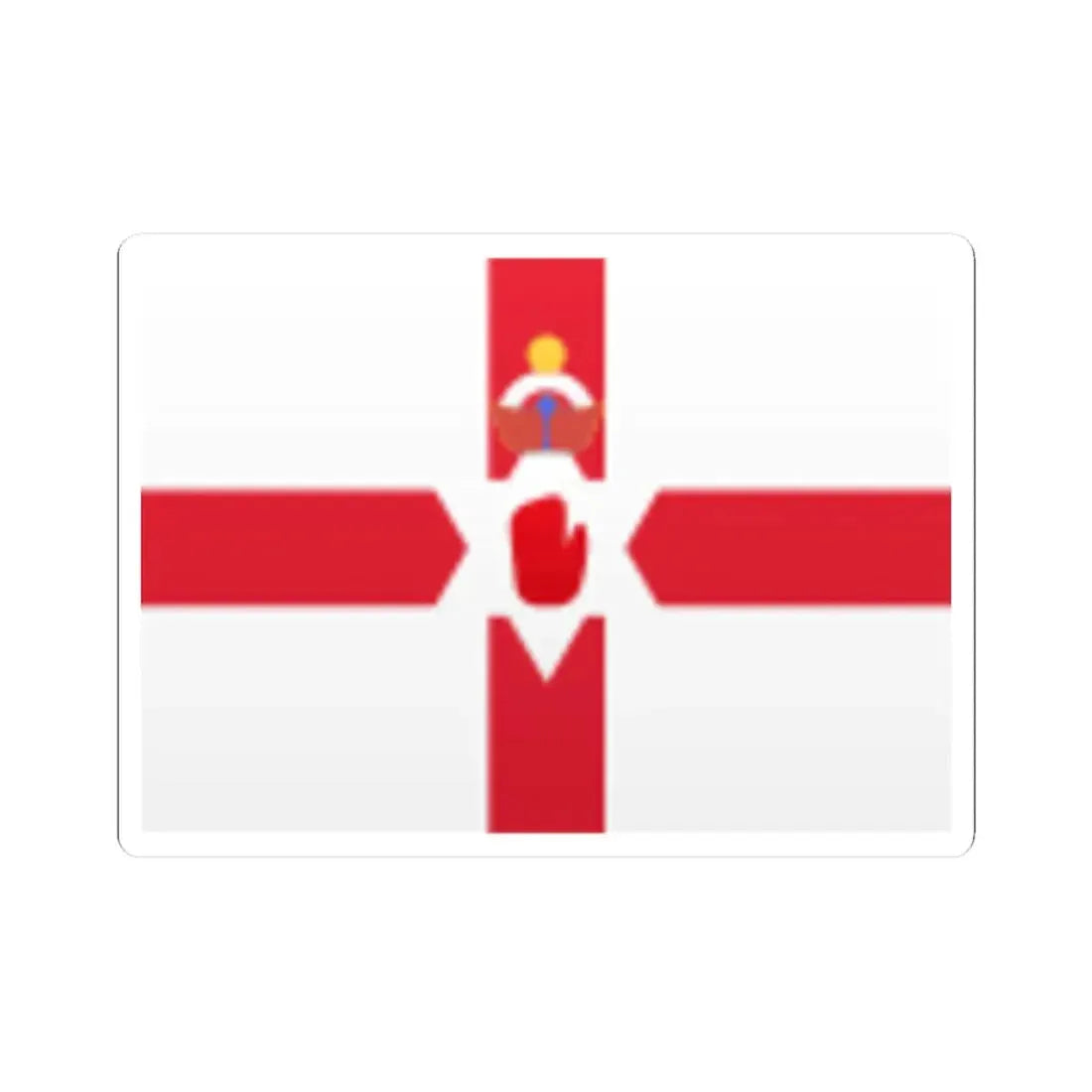 GB-NIR (Ireland) STICKER Vinyl Kiss-Cut Decal 2 Inch White - The Sticker Space