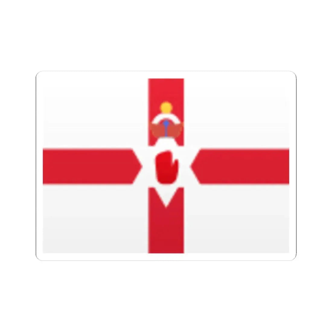 GB-NIR (Ireland) STICKER Vinyl Kiss-Cut Decal 3 Inch White - The Sticker Space