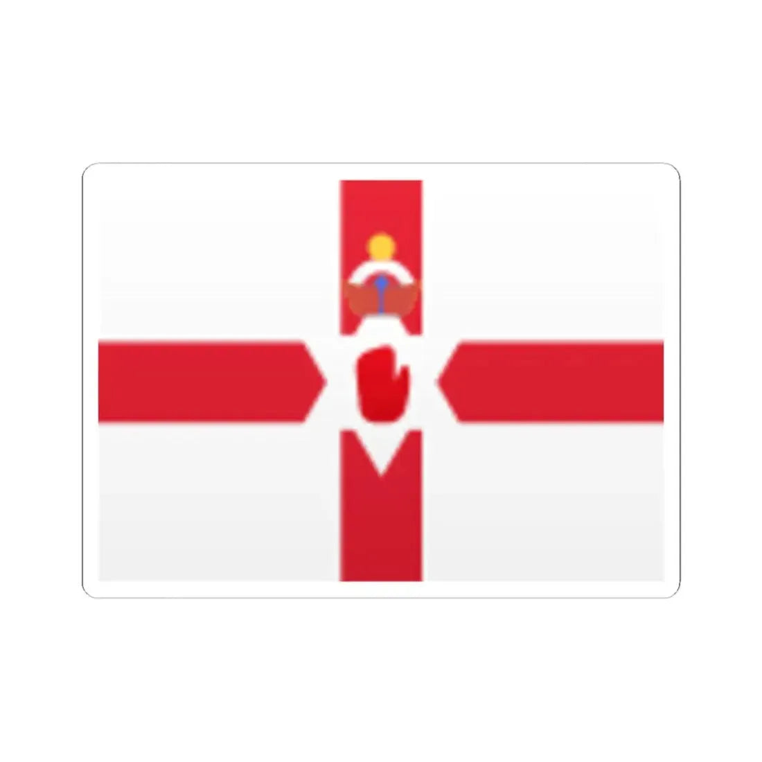 GB-NIR (Ireland) STICKER Vinyl Kiss-Cut Decal 6 Inch White - The Sticker Space