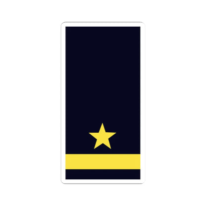 GE NAVY OF 1a LtzS (Military Rank) STICKER Vinyl Kiss-Cut Decal 2 Inch White - The Sticker Space