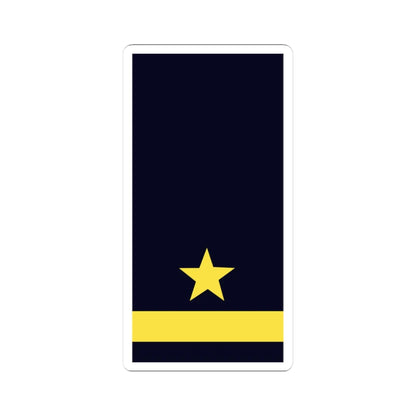 GE NAVY OF 1a LtzS (Military Rank) STICKER Vinyl Kiss-Cut Decal 3 Inch White - The Sticker Space