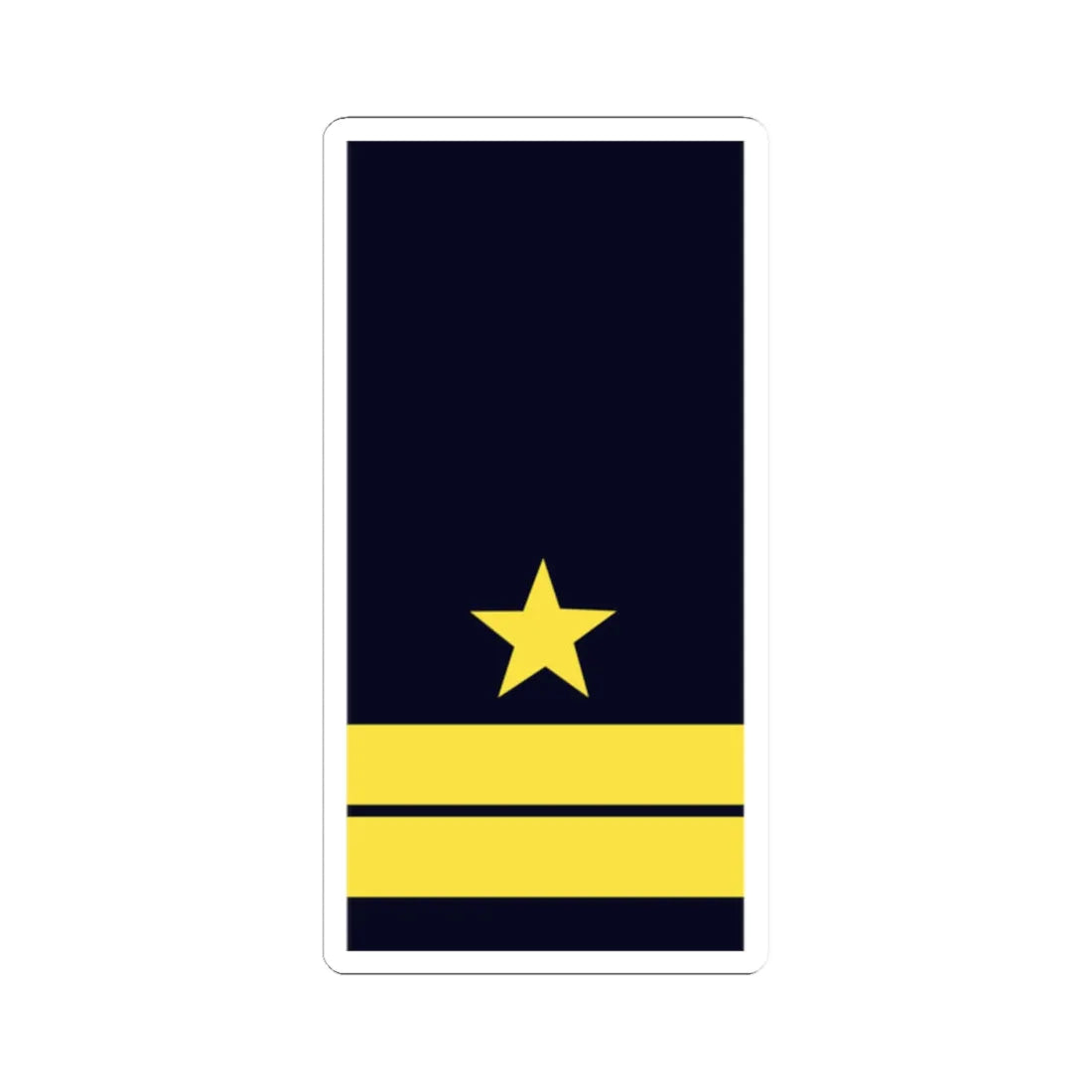 GE NAVY OF 1b OLtzS (Military Rank) STICKER Vinyl Kiss-Cut Decal 2 Inch White - The Sticker Space
