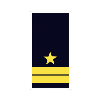 GE NAVY OF 1b OLtzS (Military Rank) STICKER Vinyl Kiss-Cut Decal 3 Inch White - The Sticker Space
