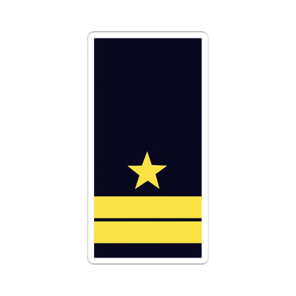 GE NAVY OF 1b OLtzS (Military Rank) STICKER Vinyl Kiss-Cut Decal 6 Inch White - The Sticker Space