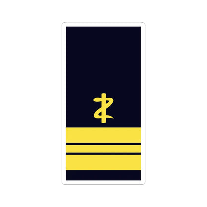 GE NAVY OF 2dent StArzt (Military Rank) STICKER Vinyl Kiss-Cut Decal 3 Inch White - The Sticker Space