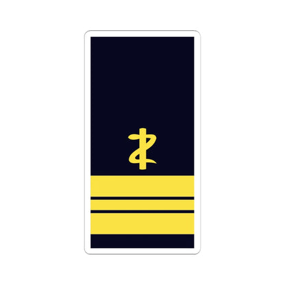 GE NAVY OF 2dent StArzt (Military Rank) STICKER Vinyl Kiss-Cut Decal 6 Inch White - The Sticker Space
