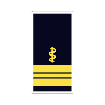 GE NAVY OF 2med StArzt (Military Rank) STICKER Vinyl Kiss-Cut Decal 2 Inch White - The Sticker Space