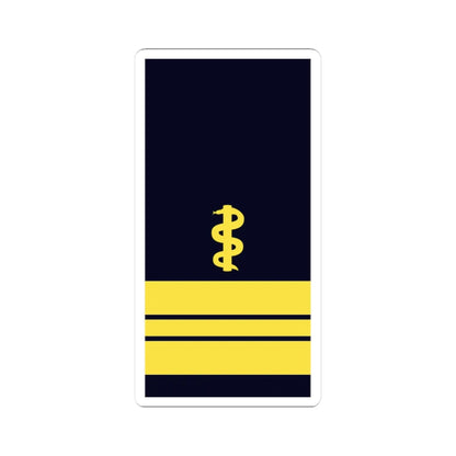 GE NAVY OF 2med StArzt (Military Rank) STICKER Vinyl Kiss-Cut Decal 3 Inch White - The Sticker Space
