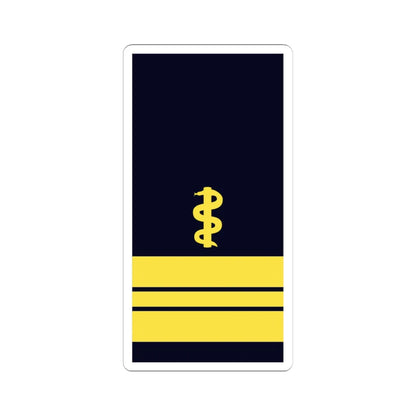 GE NAVY OF 2med StArzt (Military Rank) STICKER Vinyl Kiss-Cut Decal 4 Inch White - The Sticker Space