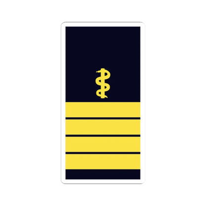 GE NAVY OF 5med FlArzt (Military Rank) STICKER Vinyl Kiss-Cut Decal 2 Inch White - The Sticker Space