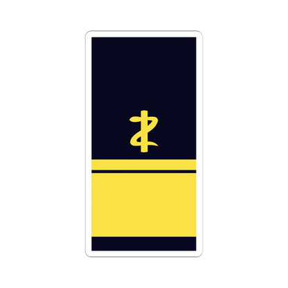 GE NAVY OF 6dent AdmArzt (Military Rank) STICKER Vinyl Kiss-Cut Decal 6 Inch White - The Sticker Space