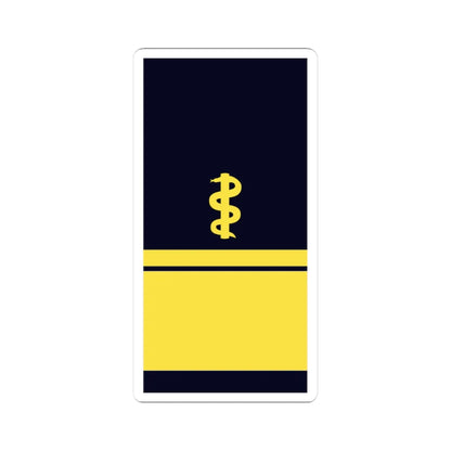 GE NAVY OF 6med AdmArzt (Military Rank) STICKER Vinyl Kiss-Cut Decal 3 Inch White - The Sticker Space