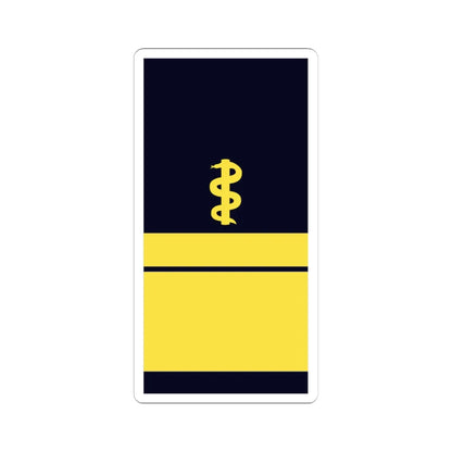 GE NAVY OF 7med AdmStArzt (Military Rank) STICKER Vinyl Kiss-Cut Decal 4 Inch White - The Sticker Space