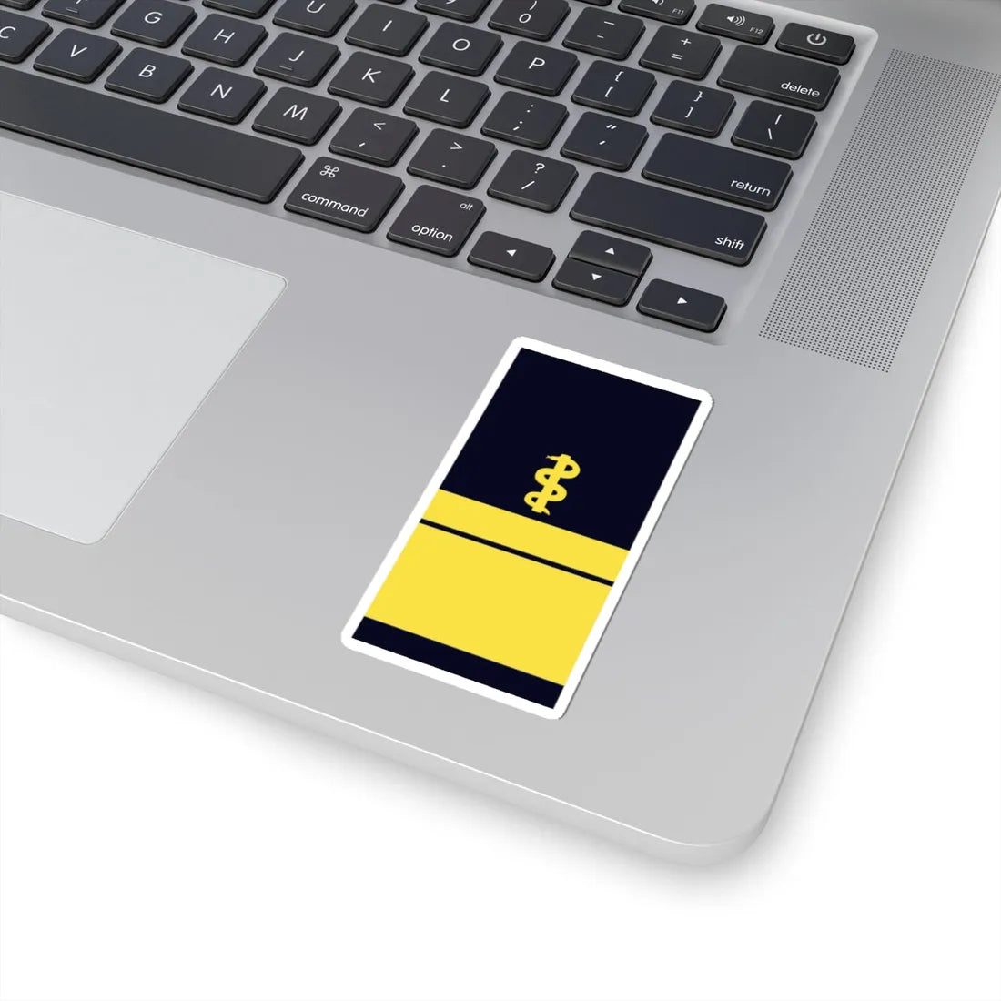 GE NAVY OF 7med AdmStArzt (Military Rank) STICKER Vinyl Kiss-Cut Decal - The Sticker Space