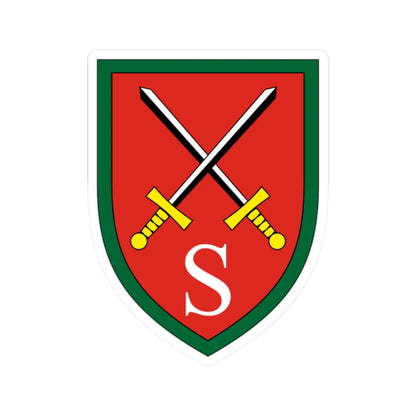 Gebirgs- und Winterkampfschule Bundeswehr (Germany) (Coat of Arms) STICKER Vinyl Kiss-Cut Decal 2 Inch White - The Sticker Space