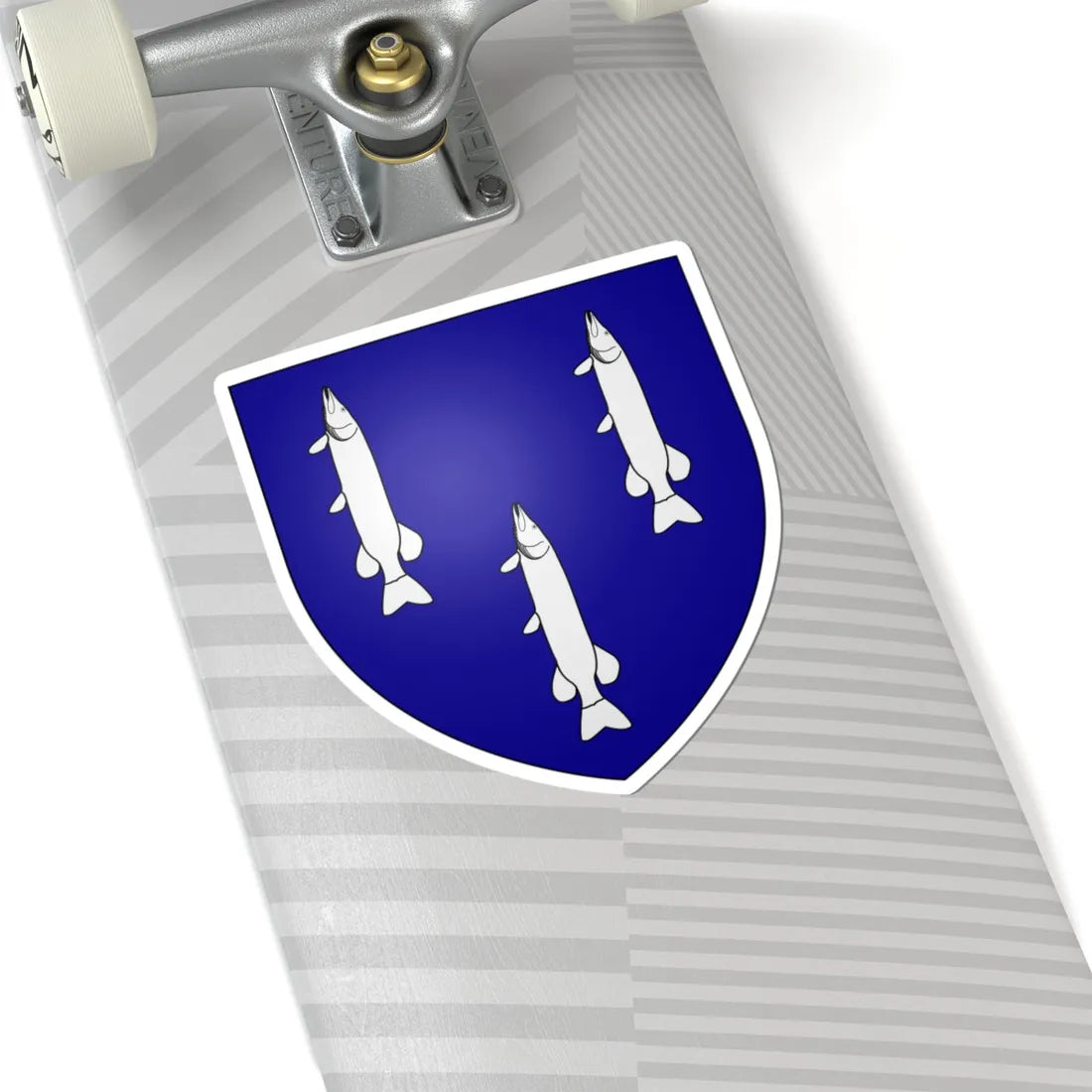 Ged of that Ilk Arms (Scotland) (Coat of Arms) STICKER Vinyl Kiss-Cut Decal - The Sticker Space