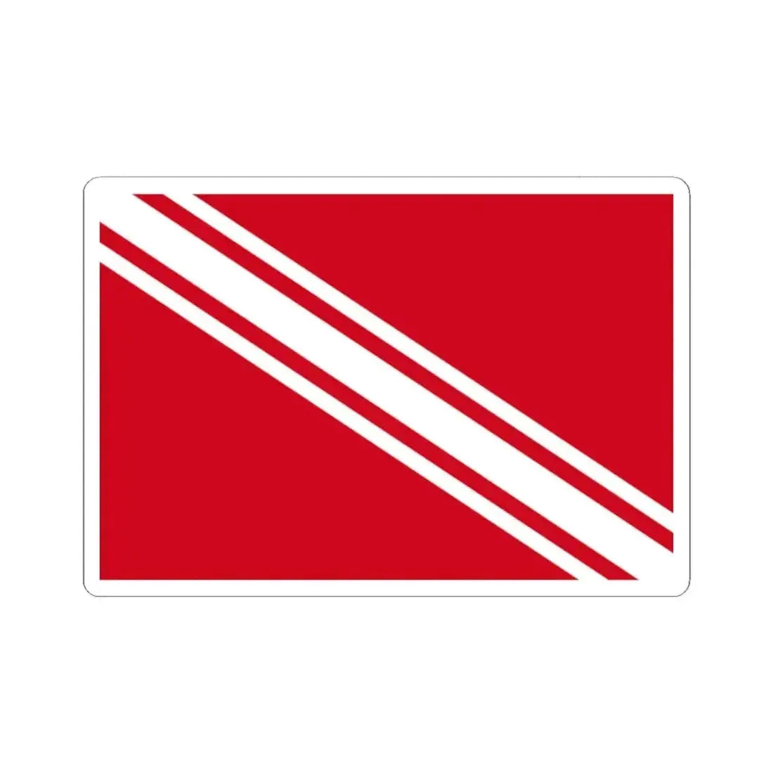 Gedinne vlag (Belgium) STICKER Vinyl Kiss-Cut Decal 2 Inch White - The Sticker Space