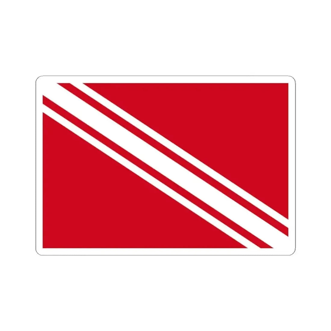 Gedinne vlag (Belgium) STICKER Vinyl Kiss-Cut Decal 3 Inch White - The Sticker Space