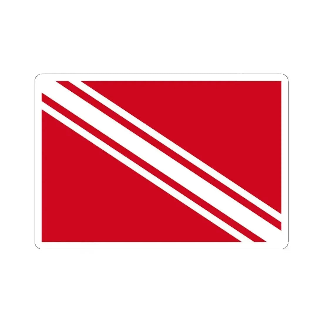 Gedinne vlag (Belgium) STICKER Vinyl Kiss-Cut Decal 6 Inch White - The Sticker Space