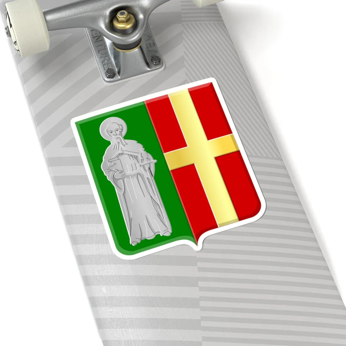 Geetbets wapen (Belgium) (Coat of Arms) STICKER Vinyl Kiss-Cut Decal - The Sticker Space