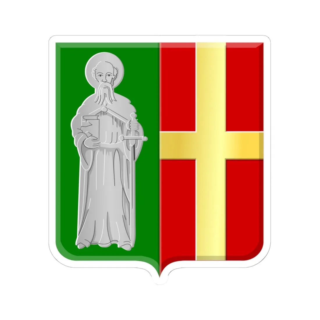 Geetbets wapen (Belgium) (Coat of Arms) STICKER Vinyl Kiss-Cut Decal - The Sticker Space