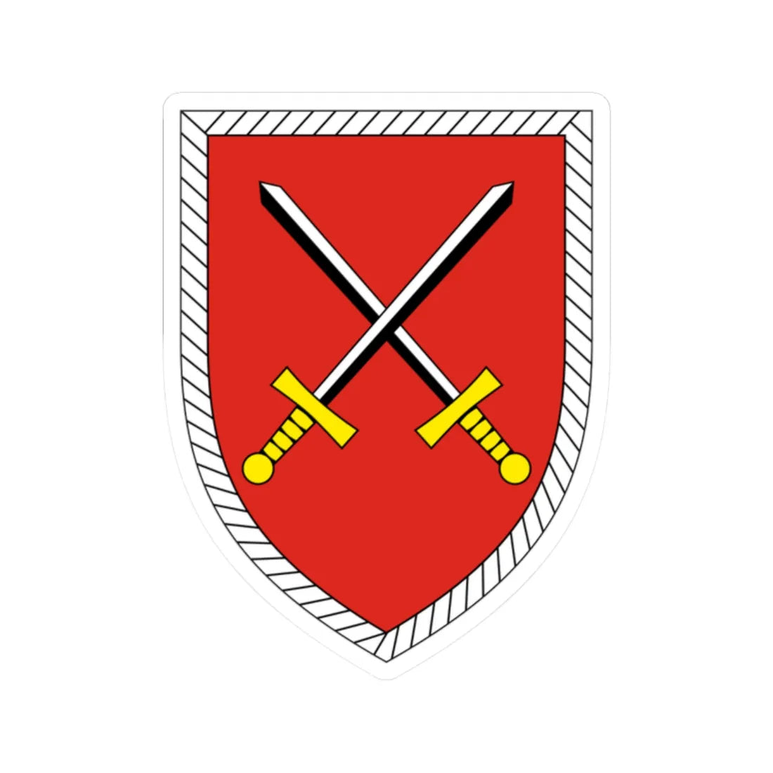 Gefechtssimulationszentrum Heer Bundeswehr (Germany) (Coat of Arms) STICKER Vinyl Kiss-Cut Decal 2 Inch White - The Sticker Space