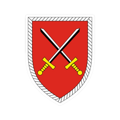 Gefechtssimulationszentrum Heer Bundeswehr (Germany) (Coat of Arms) STICKER Vinyl Kiss-Cut Decal 2 Inch White - The Sticker Space
