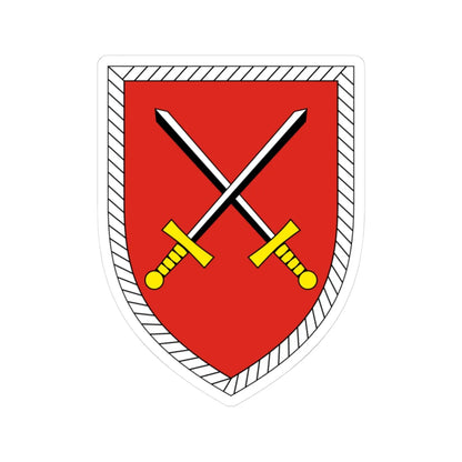 Gefechtssimulationszentrum Heer Bundeswehr (Germany) (Coat of Arms) STICKER Vinyl Kiss-Cut Decal 3 Inch White - The Sticker Space