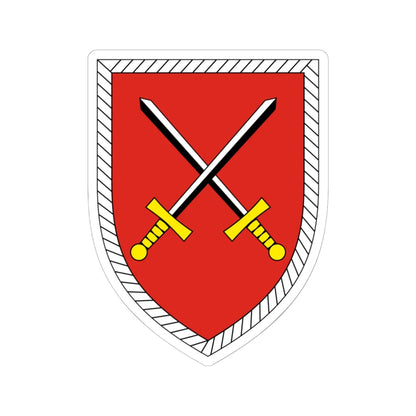 Gefechtssimulationszentrum Heer Bundeswehr (Germany) (Coat of Arms) STICKER Vinyl Kiss-Cut Decal 6 Inch White - The Sticker Space