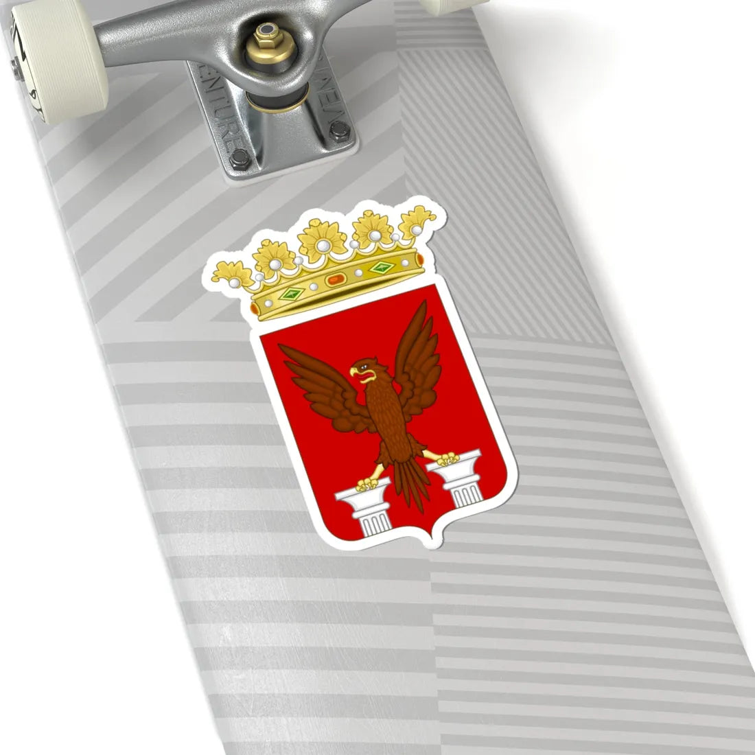 Gela-Stemma (Italy) (Coat of Arms) STICKER Vinyl Kiss-Cut Decal - The Sticker Space