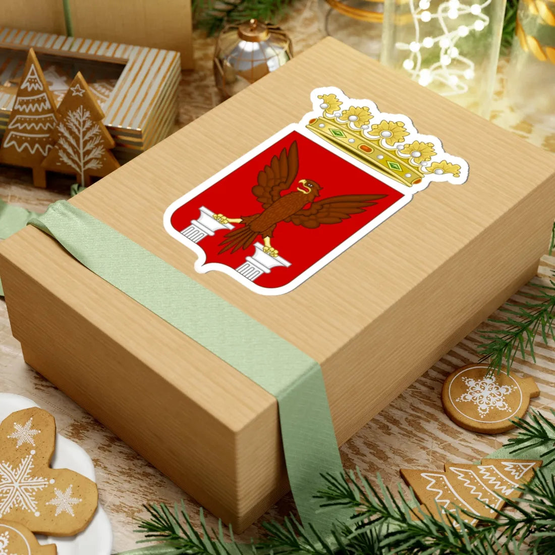 Gela-Stemma (Italy) (Coat of Arms) STICKER Vinyl Kiss-Cut Decal - The Sticker Space