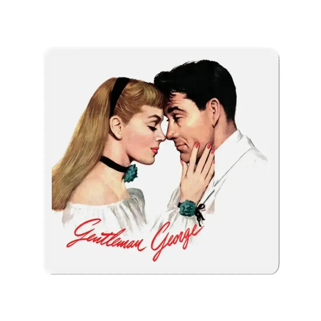 Geltleman George, Collier's, August 14, 1948 (Magazine Illustration) Refrigerator Magnet - The Sticker Space