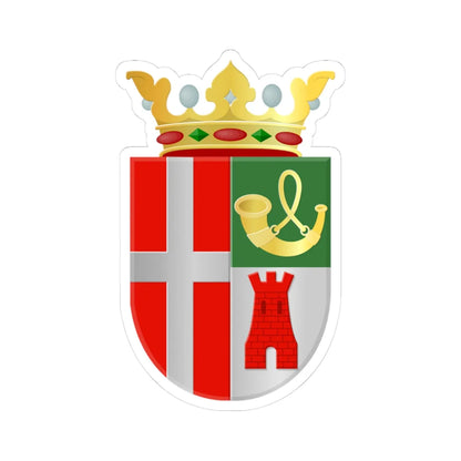 Gemeente Vollenhove (Netherlands) (Coat of Arms) STICKER Vinyl Kiss-Cut Decal 3 Inch White - The Sticker Space