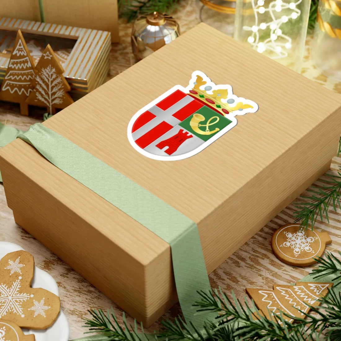 Gemeente Vollenhove (Netherlands) (Coat of Arms) STICKER Vinyl Kiss-Cut Decal - The Sticker Space