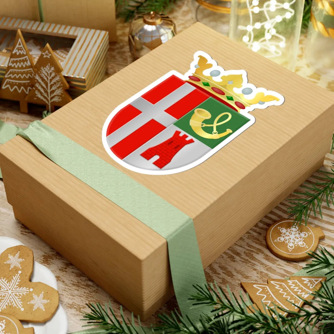 Gemeente Vollenhove (Netherlands) (Coat of Arms) STICKER Vinyl Kiss-Cut Decal - The Sticker Space